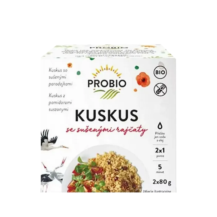 PROBIO Kuskus se sušenými rajčaty 2 x 80g BIO